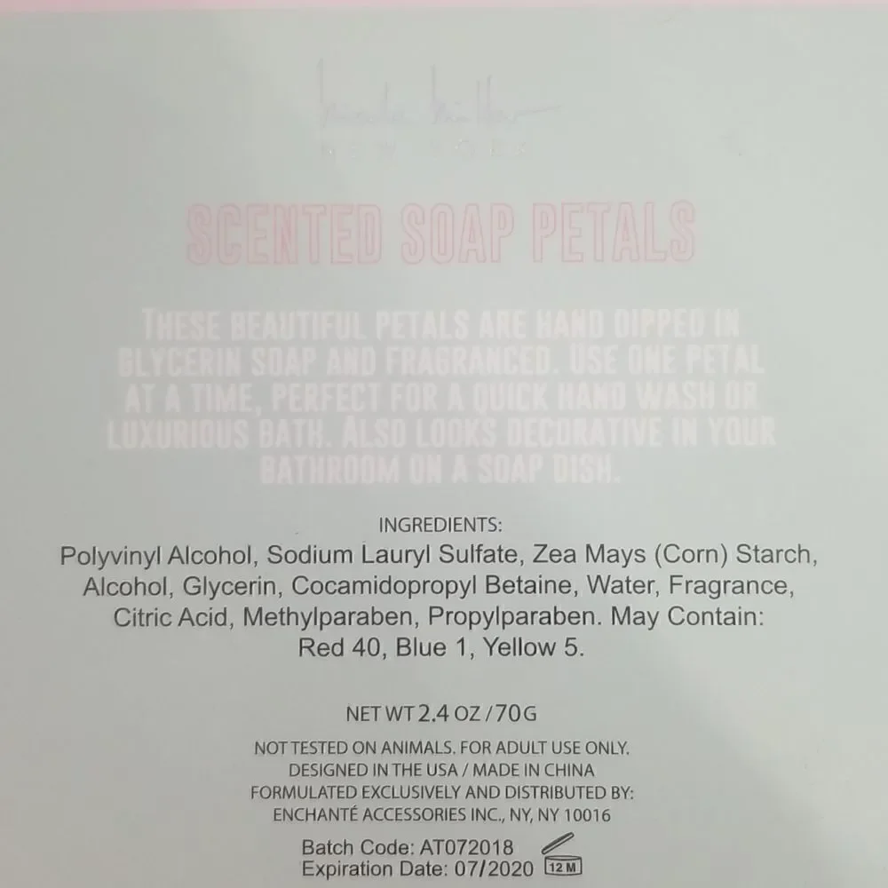 NIB scented soap petals